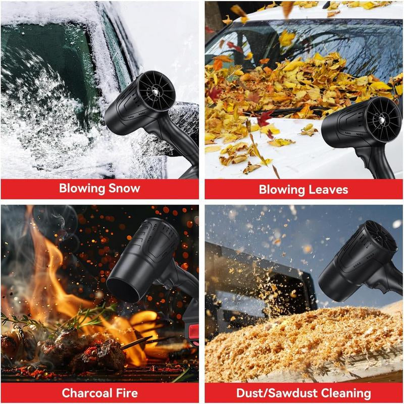 Electric Leaf Blower Cordless,Turbo Jet Blower,Handheld Leaf Blower,Leaf Blower for Lawn Care,Car Dryer,Car Cleaning,Outdoors Bbq,Leave and Dust Cleaning,Air Duster,Springtok,Gift for Men